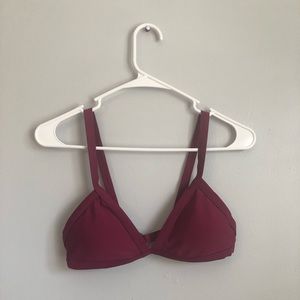 Zaful triangle bikini top